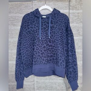 Blue Women’s Nike Leopard Print Hoodie